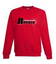 Load image into Gallery viewer, RMBA ROYALS ADULT CHAMPION POWERBLEND ® FLEECE CREW
