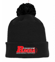 Load image into Gallery viewer, RMBA CUFFED POM WINTER TOQUE
