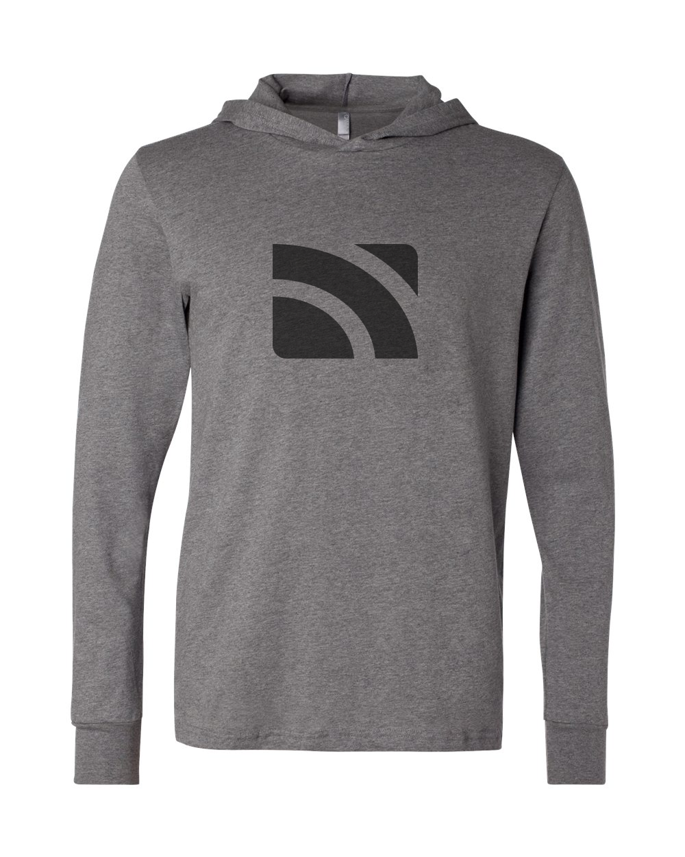 ACADIAN UNISEX JERSEY HOODED LONG SLEEVE T-SHIRT