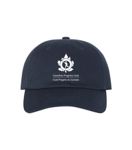 Load image into Gallery viewer, PROGRESS CLUB HAT (DAD CAP STYLE)

