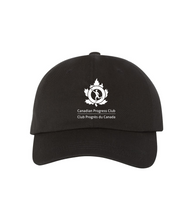 Load image into Gallery viewer, PROGRESS CLUB HAT (DAD CAP STYLE)

