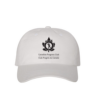 Load image into Gallery viewer, PROGRESS CLUB HAT (DAD CAP STYLE)
