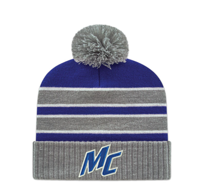 Cubs Striped Knit Toque