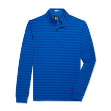 Load image into Gallery viewer, FJ TONAL STRIPE PEACHED JERSEY QUARTER ZIP
